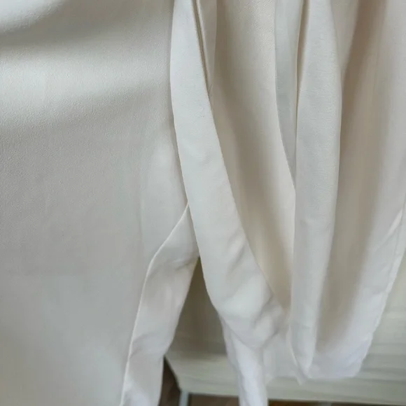 J.Crew 365 Wrap-tie Jumpsuit in Stretch Poplin White, size 10 - Picture 6 of 9